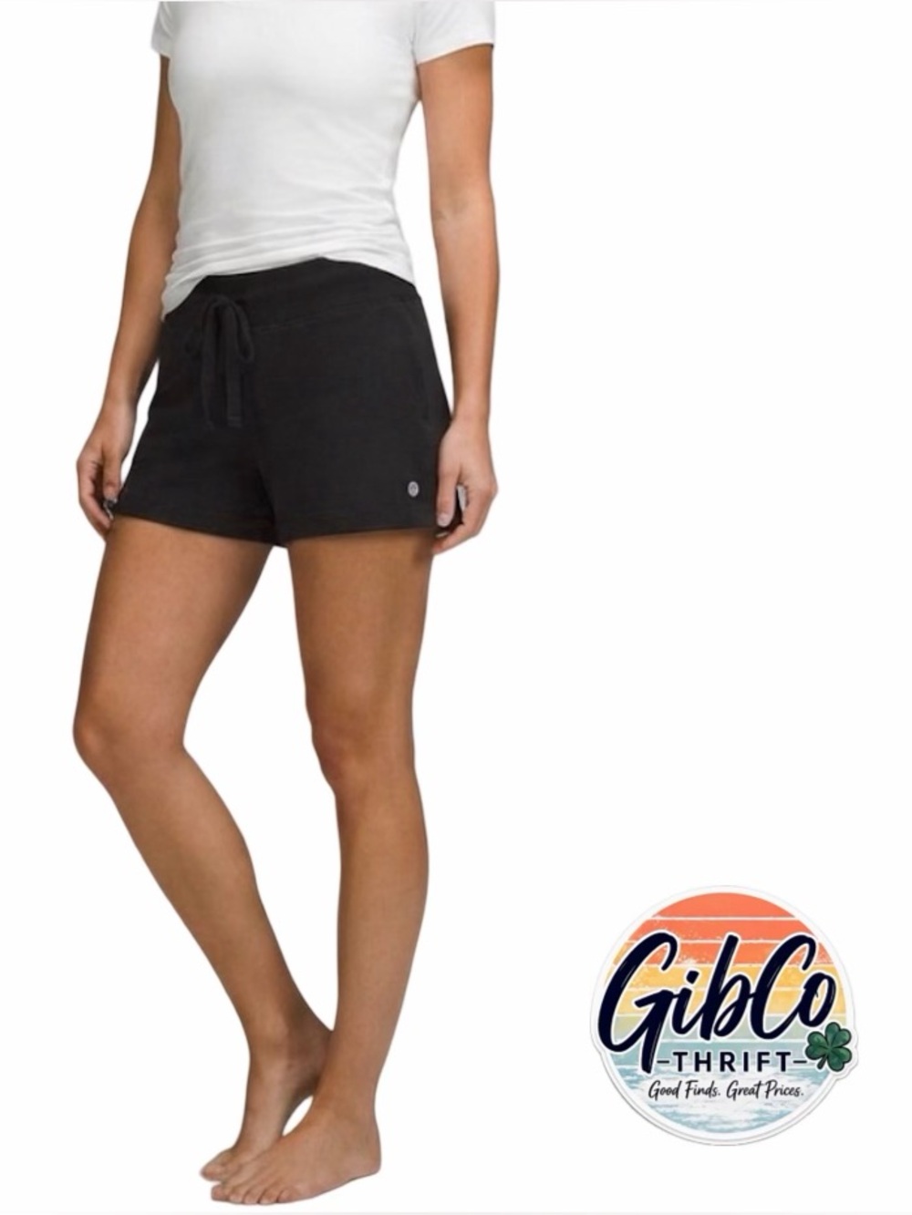 Russell | Size XL | Casual drawstring lounge shorts | Black